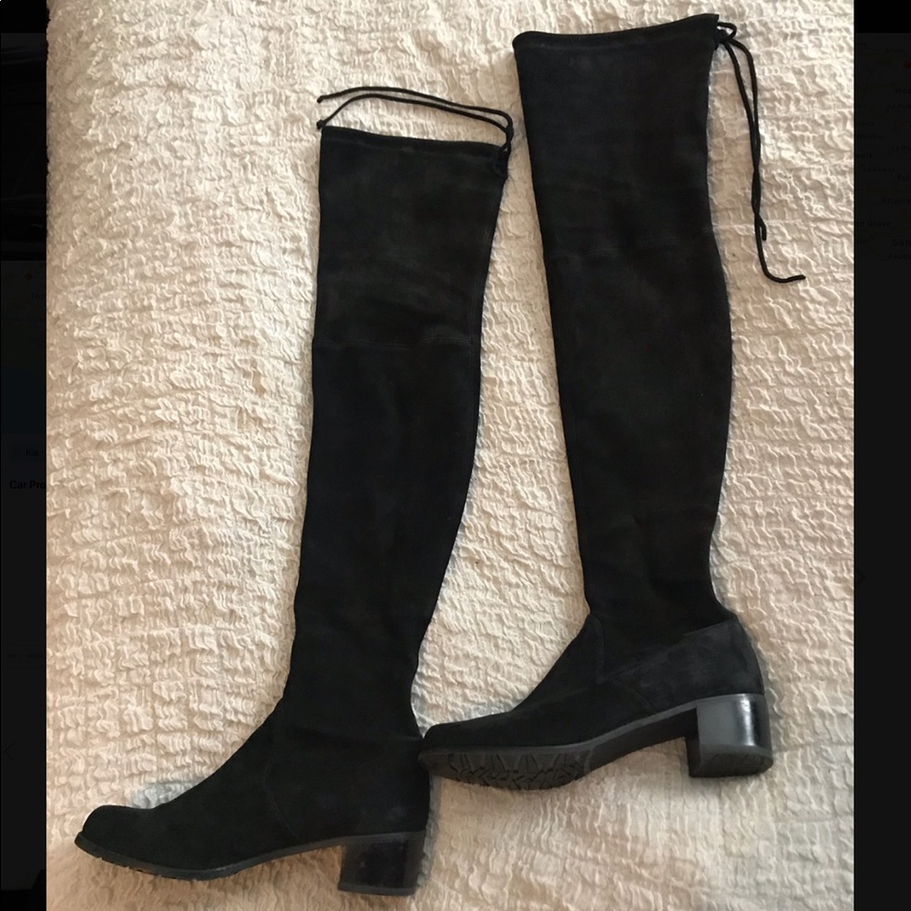Stuart Weitzman Knee High Black Boots